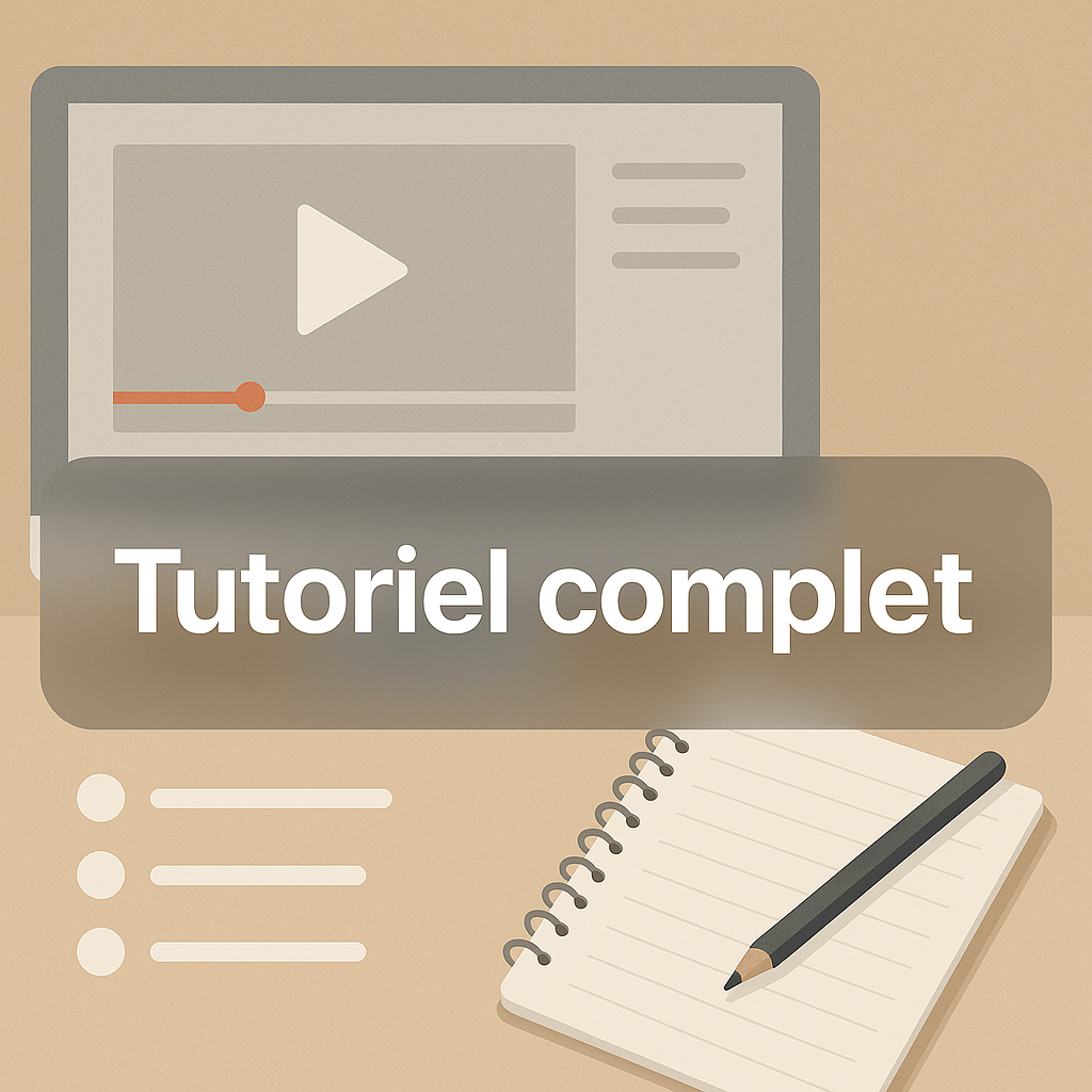 TUTORIELS COMPLET